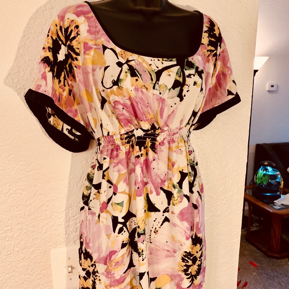 Pink and Yellow Flower Tunic - Picture 3 of 6